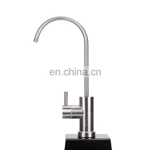 Drinking Water Faucet for Kitchen Sink Kitchen Water Filter Faucet Stainless Steel for Reverse Osmosis or Water Filtration System Beverage Non-Air Gap RO Faucet Brushed thumbnail-1