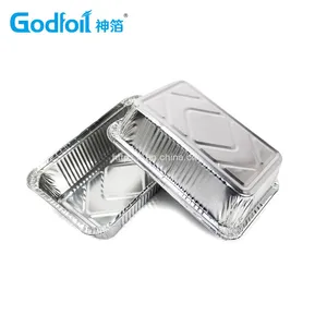Rectanglar Aluminum Foil Container Wrinkle Wall Container thumbnail-4