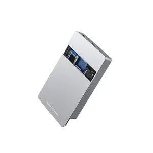 Portable Dual Slot Dual Protocol M.2 SSD Enclosure thumbnail-1