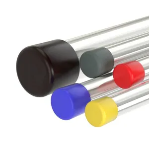 Round Tubing Steel Rebar Finishing Plastic Caps 16mm Threaded Tie Rod Plastic End Cap thumbnail-2