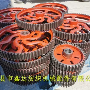 GH8 Shuttle Loom Parts 36 Tooth Crank Shaft Gear And 72 Tooth Tappet Shaft Wheel thumbnail-3