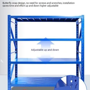 Heavy Duty Steel Enclosed Storage Rack for Warehouse Organizing | OEM Factory Supply thumbnail-1