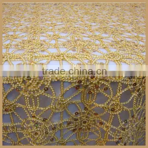 TL001A Made-in China Chemical Lace Cheap Wedding Table Overlay thumbnail-1