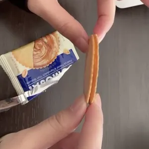 Quality Thin Filling Sandwich Biscuit With Chocolate, Milk and Peanut Flavour thumbnail-2