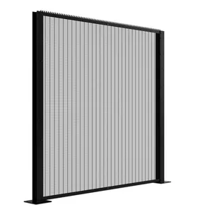 50X200mm 3D Bending Welded Wire Mesh Fence - PVC Coated Galvanized Steel for Outdoor Use thumbnail-1