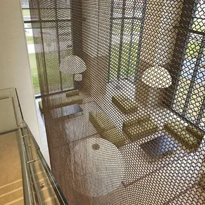 Copper Metal Screen Partition Mesh for Interior Decorative Wire Applications thumbnail-4