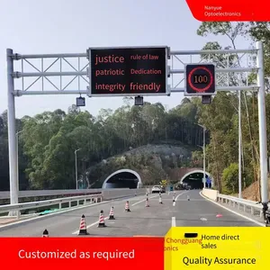 Tunnel Variable Information Message Board, Traffic Information Display Screen, Led Variable Information Sign, Variable Speed Limit Sign thumbnail-1