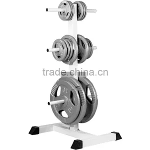 Weight Plate Rack White thumbnail-1