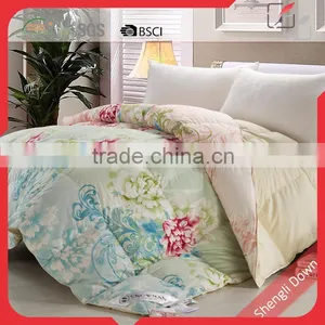 Portable 70% Goose Down Feather Throw Quilt With High Quality thumbnail-5