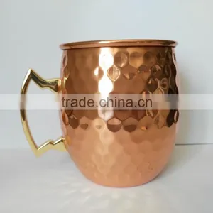 16oz/18oz Copper Tisan Barrel Hammered Copper Moscow Mule Mug/Copper Mug Quality Choice thumbnail-4