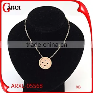 Latest Design Rose Gold Stainless Steel Accessories for Women Necklaces thumbnail-1