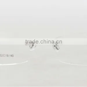 Rimless Metal New Stylish Latest Model Spectacle Frames China thumbnail-1