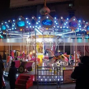 Exciting Carousel 24 Seats Park Rides Kiddie Rides Carousel thumbnail-3