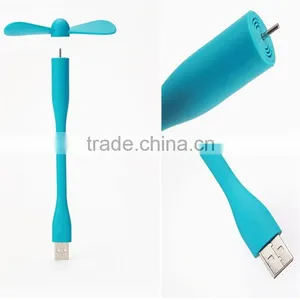 Creative USB Fan Flexible Portable Mini Fan and USB LED Light Lamp for Notebook and Computer thumbnail-2