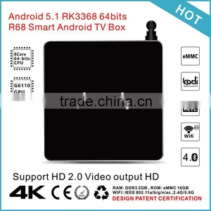Website Chatting, Picasa, Youtube, Flicker, Facebook, Online Movies Multifunction Octa Core 64bits R68 tv Box thumbnail-2