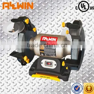 150mm Bench Grinder w/ Two Lights thumbnail-1