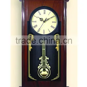 Battery Wall Pendulum and Chiming Clock For Sale thumbnail-1