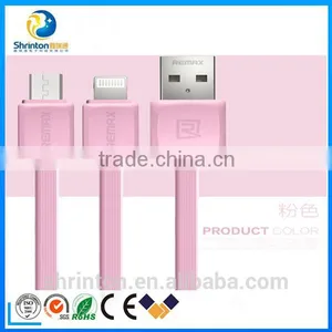 Wholesale Price for Remax Fast Date 1M 2.1A USB Data Cable for Iphone 5 and Micro thumbnail-4