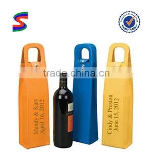 Pvc Wine Bag With Ice Cube Wine Trolley Cooler Bag thumbnail-1
