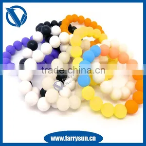 2016 Special Offer Silicone Promotional Gift /bead Bracelet thumbnail-2