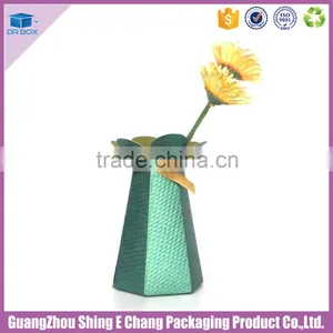 2016 Lovely Flower Design Luxury Custom Rigid Paper Printing Househole Flower Storage Vase/flower Packaging thumbnail-1