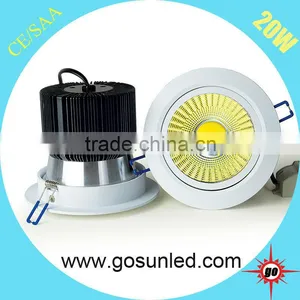 Indoor Lighting 3000k/4000k/5000k 20W LED COB Ceiling Downlight thumbnail-1