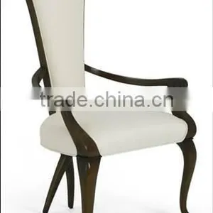 European New Design Concise Leather High Back Chair With Foshan Guangzhou China thumbnail-1