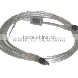 3M Transparent 4pin to 4pin 1394 Cable thumbnail-1