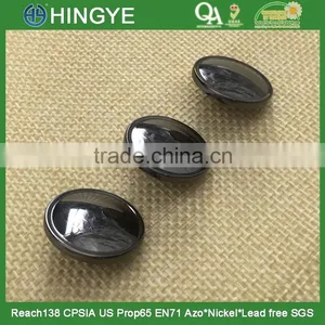 New Arrival 19mm Gunmetal Nickel Free Shank Buttons for Clothes thumbnail-2