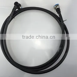 Din Male to N Male Right Angle Jumper Cable 1/2'' HCF for Mobile Communication Use thumbnail-2