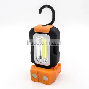 Hot 3AAA Batteries COB Magnetic Working Flashlight thumbnail-1
