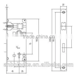Toilet Partition Door Lock thumbnail-2