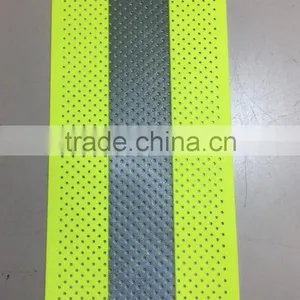Fire Retardant Reflective Tape in Yellow With Silver in a 50mm Width thumbnail-3
