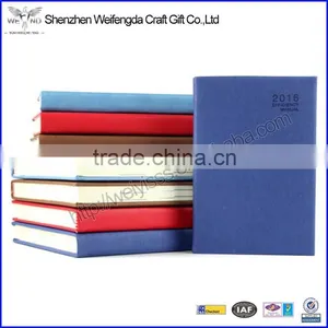 Simple Design High Quality 2016/2017 Embossed Leather Diary With Multicolor Quality Choice thumbnail-1