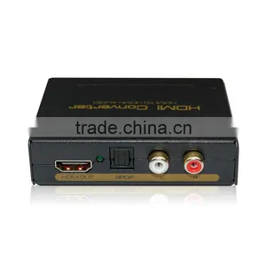 HDMI to HDMI + Analog Audio Converter / Digital to Analog 3.5mm Stereo Audio Extractor thumbnail-1