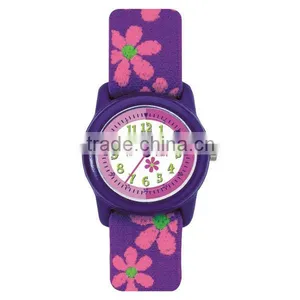 Fashion Cute Printed Facbric Nylon Strap Kid Watch Child Wrist Watch thumbnail-4