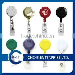 Promotion Custom Carabiner Hook Plastic Badge Reel, Retractablce Badge Holder thumbnail-3