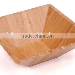Natural Wooden Fruit Salad Bowl,Bamboo Vegetable Candy Bowl,people Candy Bowl thumbnail-5