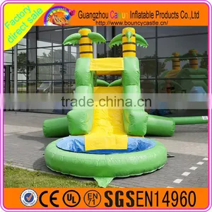 2016 Hot Popular Giant Inflatable Water Slide for Kids and Adult, Inflatable Cocoanut Trees Slide for Sale. thumbnail-1