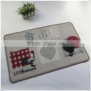 Indoor PVC Foam Printed Decorative Floor Mat Door Mats and Rugs thumbnail-1
