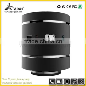 Wholesale Party Silver Bluetooth 2.1 Adin 10w Vibrating Mini Speaker thumbnail-4