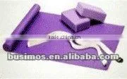 Yoga Set Yoga Mat & 2 Yoga Bricks & Cotton Strap thumbnail-1