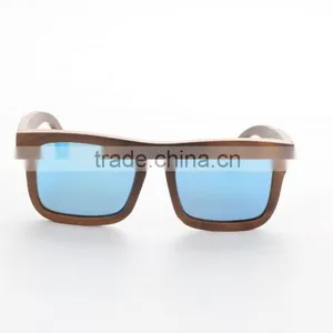 Polarized Sunglasses Custom Wood Sunglasses Blue Mirro Sunglasses Supplier's Choice thumbnail-2