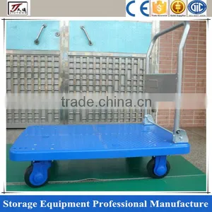 Warehouse Flat Hand Cart Trolley thumbnail-1