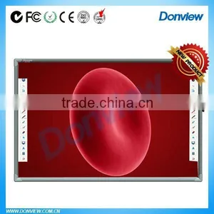98" USB Smart Infrared Interactive Electronic Whiteboard, With Touch Operation and Metal Projection Board thumbnail-1