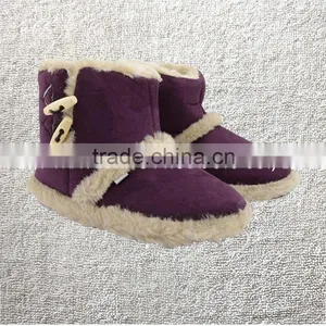 New Ladies Snugg Microsuede Boots Warm Toggle Ankle Slippers thumbnail-6