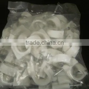 White Circle Nail Wire Clip 14mm Packaging as Customer Requested thumbnail-5