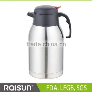 Food Grade Double Walls Stainless Steel Vacuum Coffee Pot 1.2L 1.5L 1.8L thumbnail-1