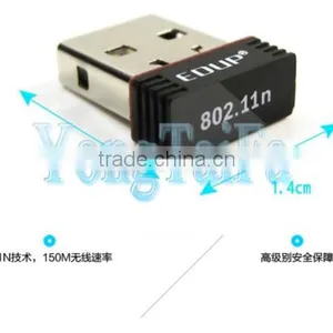 EDUP EP-N8508 USB 150 Mbps Wireless Wifi Mini 150M Network Card 802.11 Bgn for For Raspberry Pi 3 Model B thumbnail-5