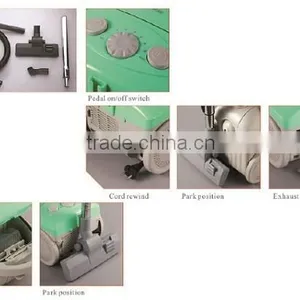 Household Bagged Canister Vacuum Cleaner thumbnail-5